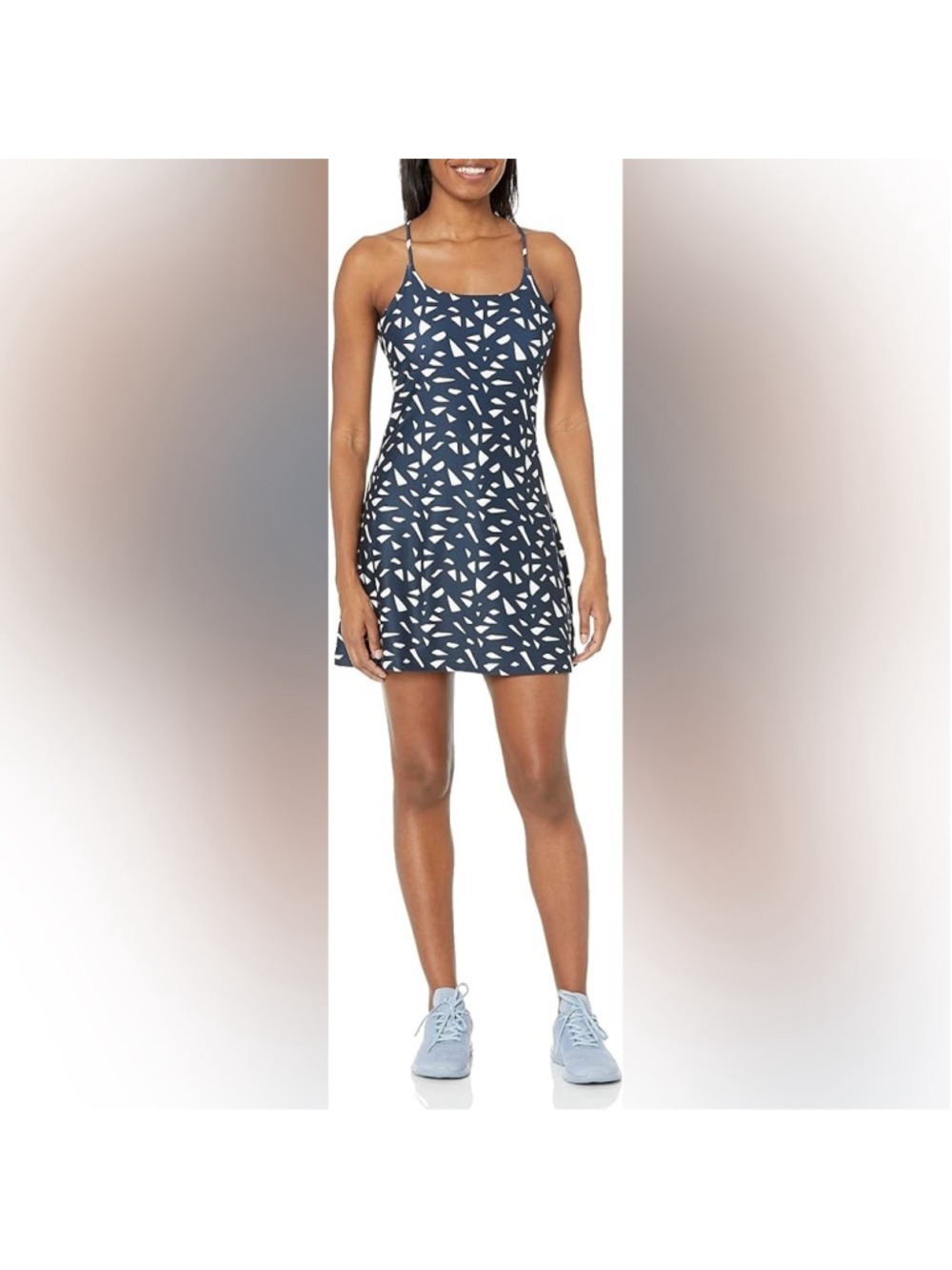 Sweaty Betty All Round Workout Athletic Dress -Navy Blue Mini Vintage Seed US M